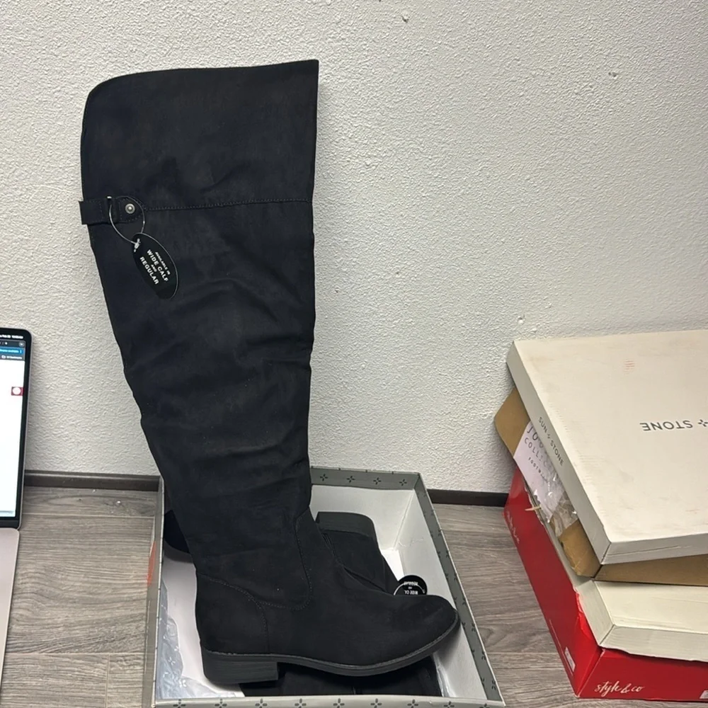 Sun + Stone Allicce Over-The-Knee Boots (Regular Calf)